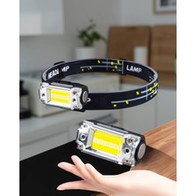 Kafa Lambası USB Şarjlı Esnek 215 Lümen