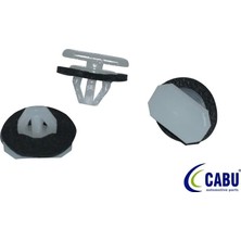 Cabu Arka Camurluk Agzı Bakalıt Klipsi Connect Tc7 2004-2014 Beyaz (10 Adet)