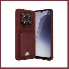 Storeşahin Redmi Note 15 4g Uyumlu Kelvin Kartvizitli Silikon - Bordo SHN0720