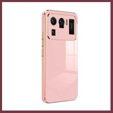 Storeşahin Mi 11 Ultra Uyumlu Kılıf Volet Silikon - Pembe SHN0720