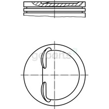FEDERAL Piston+Segman Palio / Siena / Uno 1991-1980 50 Mm:0.60 (4 Adet)