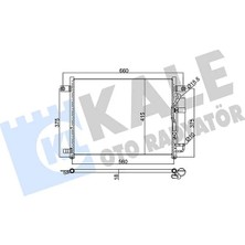 KALE RADYATÖR Klima Radyatörü Kondenseri Chevrolet AVEO - Kalos 1.2İ-1.2İ 8V 2002-2005 Al / PL / BRZ