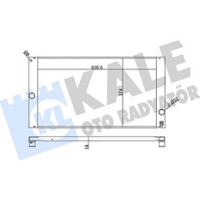 KALE RADYATÖR Su Radyatörü Volvo C30/C70/S40/V50 2006 2.4 D3 D4 T5