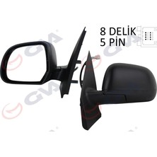 GVA Diş Dikiz Aynası Sol Dokker - Lodgy 2012 Elektrikli Isıtmalı Konveks 5 Fiş VM-6803EHL