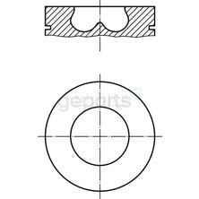 FEDERAL Piston+Segman Transıt 5-184 2004 89.91 mm 130PS (4 Adet)
