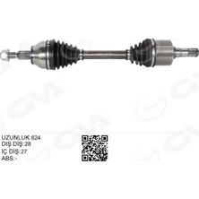 GVA Ön Aks Komple Sol Focus 3 2014-2017 1.5 Tdci Dizel Powerswıft