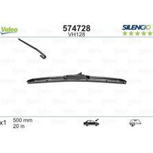 Silecek Rüzgarlıklı Kıa Subaru Suzuki Toyota - Valeo Silencio Hibrid VM128 X1 500 mm