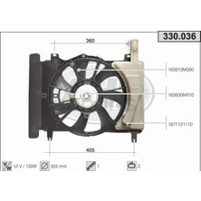 Taiwan Fan Radyatör Yaris Sedan / Vıos 2006-2011 1.8 (Yurtdısı)