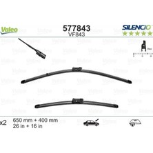 Valeo Silecek Ön 650MM 450MM Bmw B38N U11 F48 Leon St Ibiza Arona Opel Crosslan Citroen C3 Aircross 2