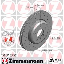 Zimmermann Fren Diski On Bmw F10 F11 F18 F06 F12 F13 Delikli
