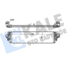 KALE RADYATÖR Intercooler Ford Focus 4 2017 1.0-1.5 Ecoboost 30MM