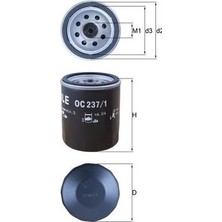 Mahle Yag Filtresi Land Rover Discovery 1 20T4H Lj Freelander 1 18K4F 25K4F L314