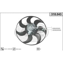 Hella Klima Fan Motoru W639-VITO 2007-2012