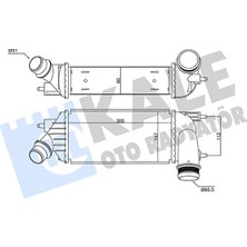 KALE RADYATÖR Intercooler Al / Pl / Brz C8-Jumpy - SCUDO-807-EXPERT - Toyota Proace