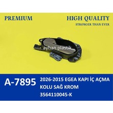Ayhan Kapi Iç Açma Kolu Sağ Fiat Egea 2015 Krom