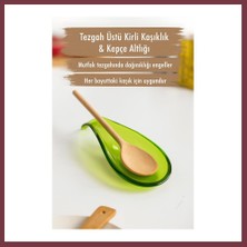 Storeşahin Akrilik Yeşil Tezgah Üstü Kirli Kaşıklık & Kepçe Altlığı SHN0720
