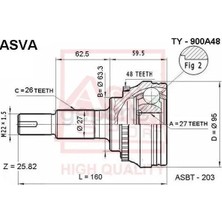BSG Aks Kafası Dis Rav4 (A2) 2001-2005 Abs`li