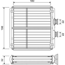 Valeo Kalorifer Radyatoru Mercedes W204 W212 C218 R231 C190 R197