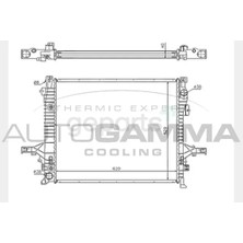 BSG Su Radyatoru Volvo XC90 2007-2010 620X528X32 Brazing