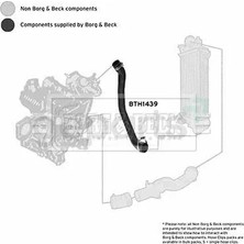 İbraş Turbo Hortumu C - Max 2 / Focus 3 2012 Plastik Boru Haric