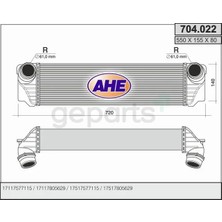 Hella Turbo Radyatoru F07-F10-F10 Lci - F11-F11 Lci - F01-F02 2010-2017