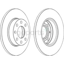 Ferodo Fren Diski Astra G 1998-2007 Ön Havalı 256-4 (Set)