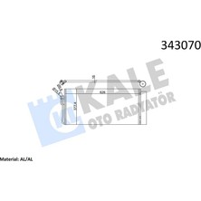 KALE RADYATÖR Klima Radyatoru Bmw E60 E65 M57 N57 N67
