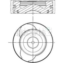 FEDERAL Piston+Segman Megane 3 / Kangoo 3 / Nissan Qashqai 2 /juke 2015 K9K Eur 6 (4 Adet)