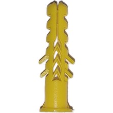 CATEKSSS Sarı Plastik Dübel 8 mm 100 Adet - 48’li Paket