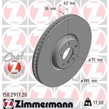Zimmermann Fren Diski On Sol Bmw E70 F15 E71 E72 F16 0986479E26-DF6618S