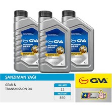 GVA Şanzıman Yağı 80W90 1 Lt Apı Gl-5 (12 Adet)