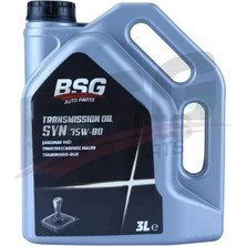 BSG Sanziman Yagı Bm Bm 75W80 3 Litre Gl-5 Full Sentetık (Koli Adedi:6) (6 Adet)