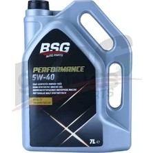 BSG Motor Yagı Bm Bm 5W40 7 Litre Sl / Cf Full Sentetık (Koli Adedi:3)
