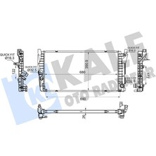 KALE RADYATÖR Motor Su Radyatoru Bmw B38 B48 F40 F52 F44 F45 F46 F48 F49 F39 . Mini F54 F55 F56 F57 F60