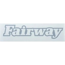 SÜS Yazı Açık Gri Yapışma Faırway R9 (10 Adet)