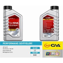 GVA Motor Yağı 15W40 1 Lt Platınum Mineral Apı Sl / Cf (12 Adet)