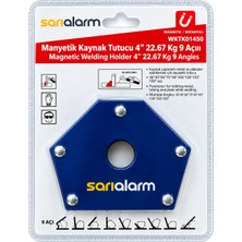 SARIALARM Manyetik Kaynak Tutucu 4'' 22,67 kg 9 Açılı