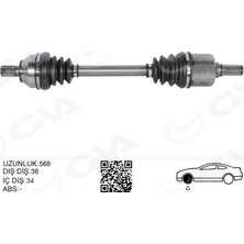 GVA Ön Aks Komple Sol Focus 2 2004-2009 1.6 Tdci Cvt Otom. Dizel
