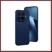 Storeşahin Mi 17T Pro Uyumlu Auto Focus Karbon Kapak - Lacivert SHN0720