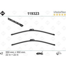 Valeo Silecek Süpürgesi Ön A4-A6 550 x 550 mm
