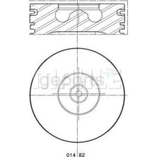 FEDERAL Piston+Segman Transıt M12-M15 1991-1997 Triton 68PS-80PS (4 Adet)