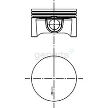 FEDERAL Piston+Segman Astra G - H Meriva A 2004 79 mm (4 Adet)