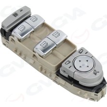 GVA Cam Acma Salterı On Sol Mercedes W205 S205 C253 X253 N293 Ayna Katlamalı. Kırmızı Isık. Bej