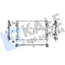 KALE RADYATÖR Motor Su Radyatoru Land Rover Discovery L550 L462 Range Rover Evoque L538