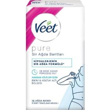 Odea Veet Professional Bikini & Koltukaltı Sir Ağda Bandı, 16'lı