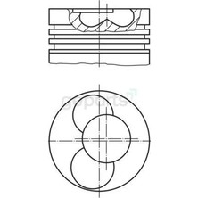 FEDERAL Piston+Segman Passat - Golf4-Bora - A3-Toledo 1997-2004 26 Ø (1-2 Silindir) (79,5 Mm) (2 Adet)