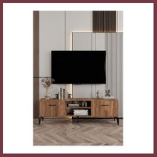 Storeşahin Vera Tv Sehpası Suntalam Kahverengi 160X35 cm SHN0720