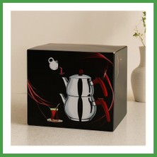 Soi Home Paslanmaz Çelik Çaydanlık Seti (1l + 2l) Küre Model Soı
