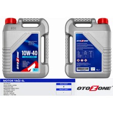 Otozone Motor Yağı 10W40 4 Lt Ultra Yarı Sentetik Apı Sl / Cf (4 Adet)