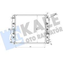 KALE RADYATÖR Motor Su Radyatoru Mercedes Sprınter B906 2006